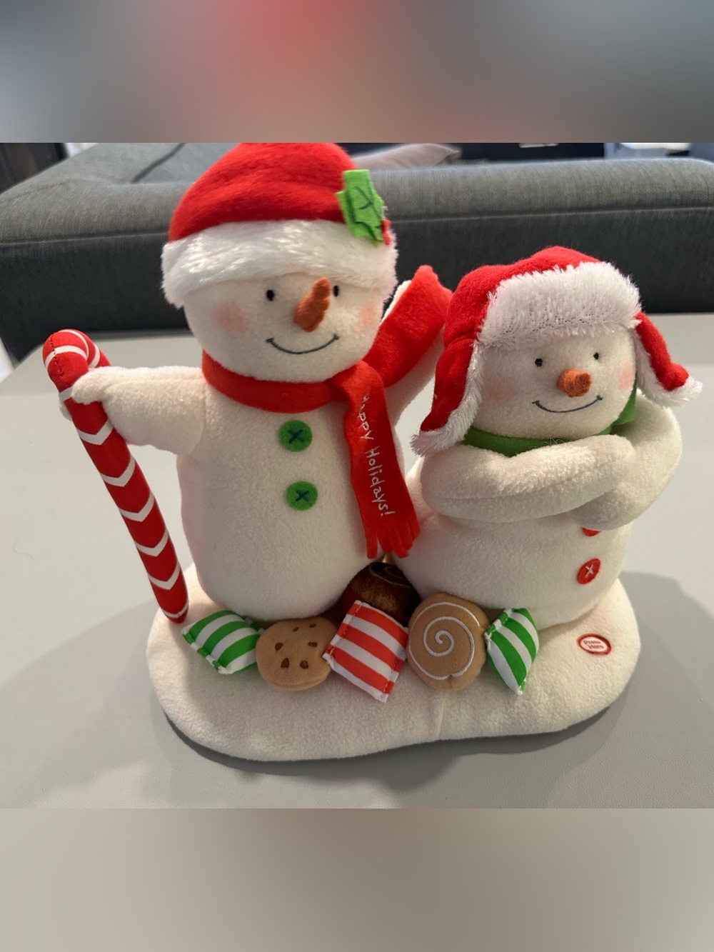 Hallmark Jingle Pals Seasons Treatings Animated Singing 2008 Snowmen Christmas